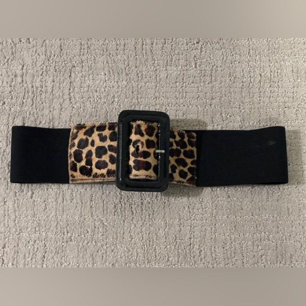 Leopard Print Belt